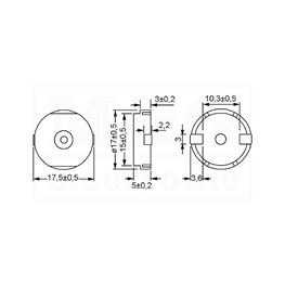 Picture of PIEZO ELEMENT PT-1540MQ