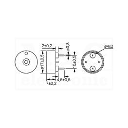 Picture of PIEZO ELEMENT PT-1540PQ