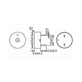 Slika za PIEZO ZUJALICA PK-21N30PQ