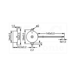 Slika za PIEZO ZUJALICA PK-21N30WQ