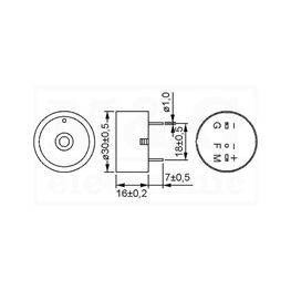 Slika za PIEZO ZUJALICA PK-27N35PQ