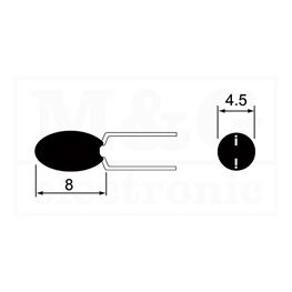 Slika za KONDENZATOR TANTAL 2,2µF 25V