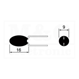 Slika za KONDENZATOR TANTAL 100µF 25V