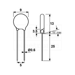 Picture of OTPORNIK VDR-VARISTOR V230 K9