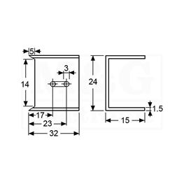 Slika za ALUMINIJUMSKI HLADNJAK TOP-3/1 / SOT-93