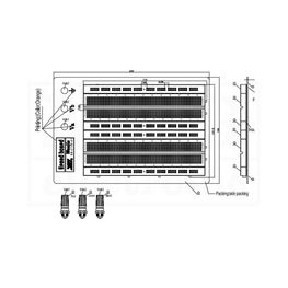 Slika za PROTOBOARD PLOČA 2x630+400 KONTAKTA+KLEME