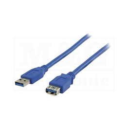 Slika za KABL USB A MUŠKI - USB A ŽENSKI HS 3.0 3,0m