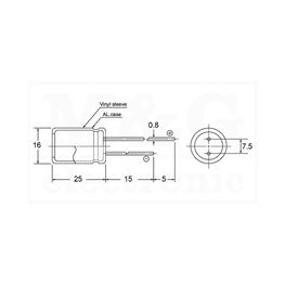 Slika za KONDENZATOR SUPER 22F 2,7V