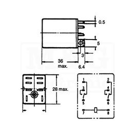 Slika za RELEJ OMRON LY2-110AC 10A 110V AC