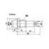 Slika za SIGNALNI ELEMENT IND8 B 220V ŽUTI