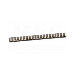 Picture of KONTAKTNA LETVICA 2,54 mm ŽENSKA 5-1x20 pina 90°