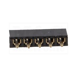 Slika za KONTAKTNA LETVICA 2,54 mm ŽENSKA 5-1x5 pina