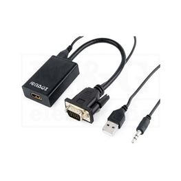 Slika za ADAPTER-KONVERTOR VGA > HDMI