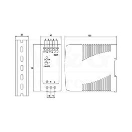 Picture of NAPAJANJE MEAN WELL MDR-40-24