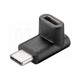 Slika za USB ADAPTER C MUŠKI / C ŽENSKI UGAONI CRNI