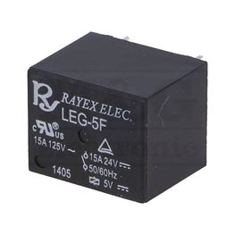 Picture of RELEJ RAYEX LEG-5F   1xU 15A  5V DC