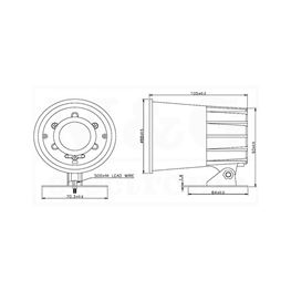 Picture of HORN SIRENA PS-386Q 115dB 10W 12V DC