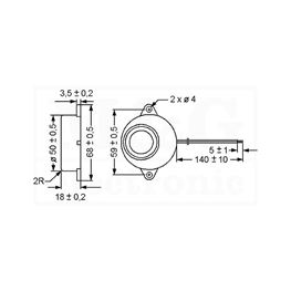 Slika za PIEZO SIRENA SP-583Q 100dB 12V DC