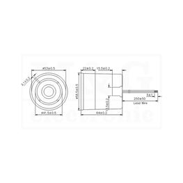 Picture of PIEZO SIRENA 3,2kHz 115dB 12V DC