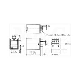 Slika za RELEJ OMRON MY4IN 4xU 5A 220/240 V AC