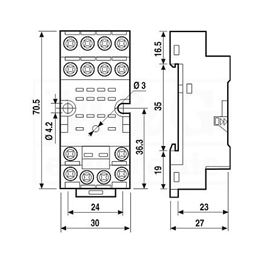 Picture of PODNOŽJE ZA RELE FINDER 94.74