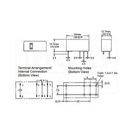 Slika za RELEJ OMRON G2RL-1E 12V DC 1xU 16A