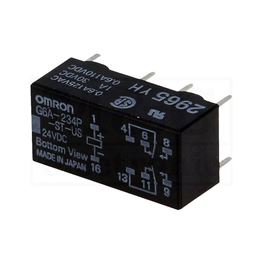 Slika za RELEJ OMRON G6A-234P-ST-US-24VDC 2xU 2A