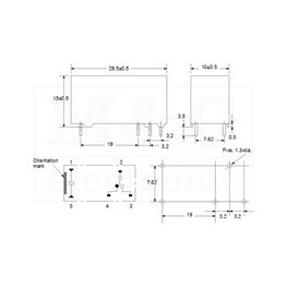 Slika za RELEJ OMRON G6RN-1-12VDC 1xU 8A