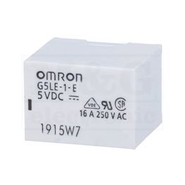 Picture of RELEJ OMRON G5LE-1E 5V DC   1xU 16A