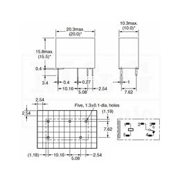 Picture of RELEJ OMRON G5SB14 24V DC 1xU 5A