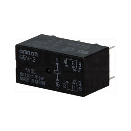 Picture of RELEJ OMRON G5V2 5VDC   2xU 2A