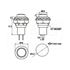 Slika za TASTER POTISNI OKRUGLI CP018 CRVENI