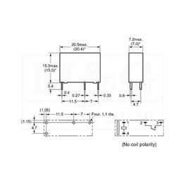 Picture of RELEJ OMRON G5NB-1AE 5V DC   1xNO 5A