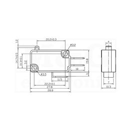 Slika za PREKIDAČ MIKRO Tip 02-1 250V 16A