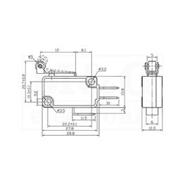 Slika za PREKIDAČ MIKRO Tip 03    250V 16A