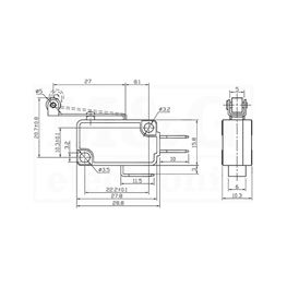 Slika za PREKIDAČ MIKRO Tip 03-1 250V 16A