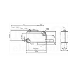 Picture of PREKIDAČ MIKRO Tip 02-4 250V 10A