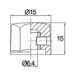 Picture of DUGME METALNO 15 MM