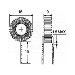 Picture of INDUKTIVNOST DPT220A3 220µH 3A