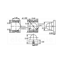 Slika za LE DIODA SMD 1209 ZELENA