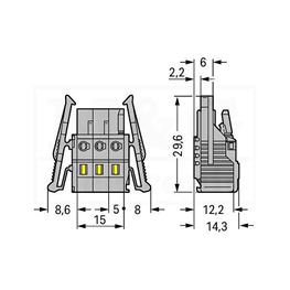 Slika za KONEKTOR WAGO 231-103/037-000