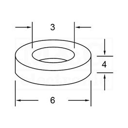 Picture of FERITNI PRSTEN TF6X4X3