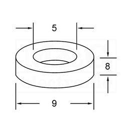 Picture of FERITNI PRSTEN TF9X8X5