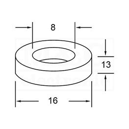 Picture of FERITNI PRSTEN TF16X13X8