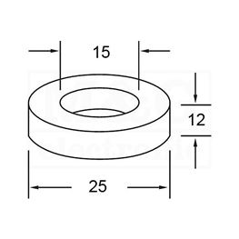 Picture of FERITNI PRSTEN TF25X12X15