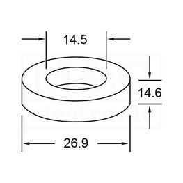 Picture of FERITNI PRSTEN T106-26B