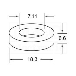 Slika za FERITNI PRSTEN T72-52