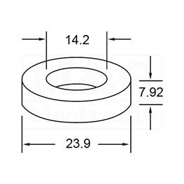 Slika za FERITNI PRSTEN T94-26