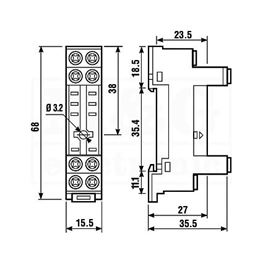 Picture of PODNOŽJE ZA RELE FINDER 95.65