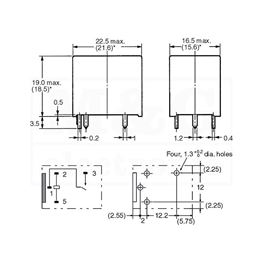 Slika za RELEJ OMRON G5LE-1A 5V DC   1xNO 10A